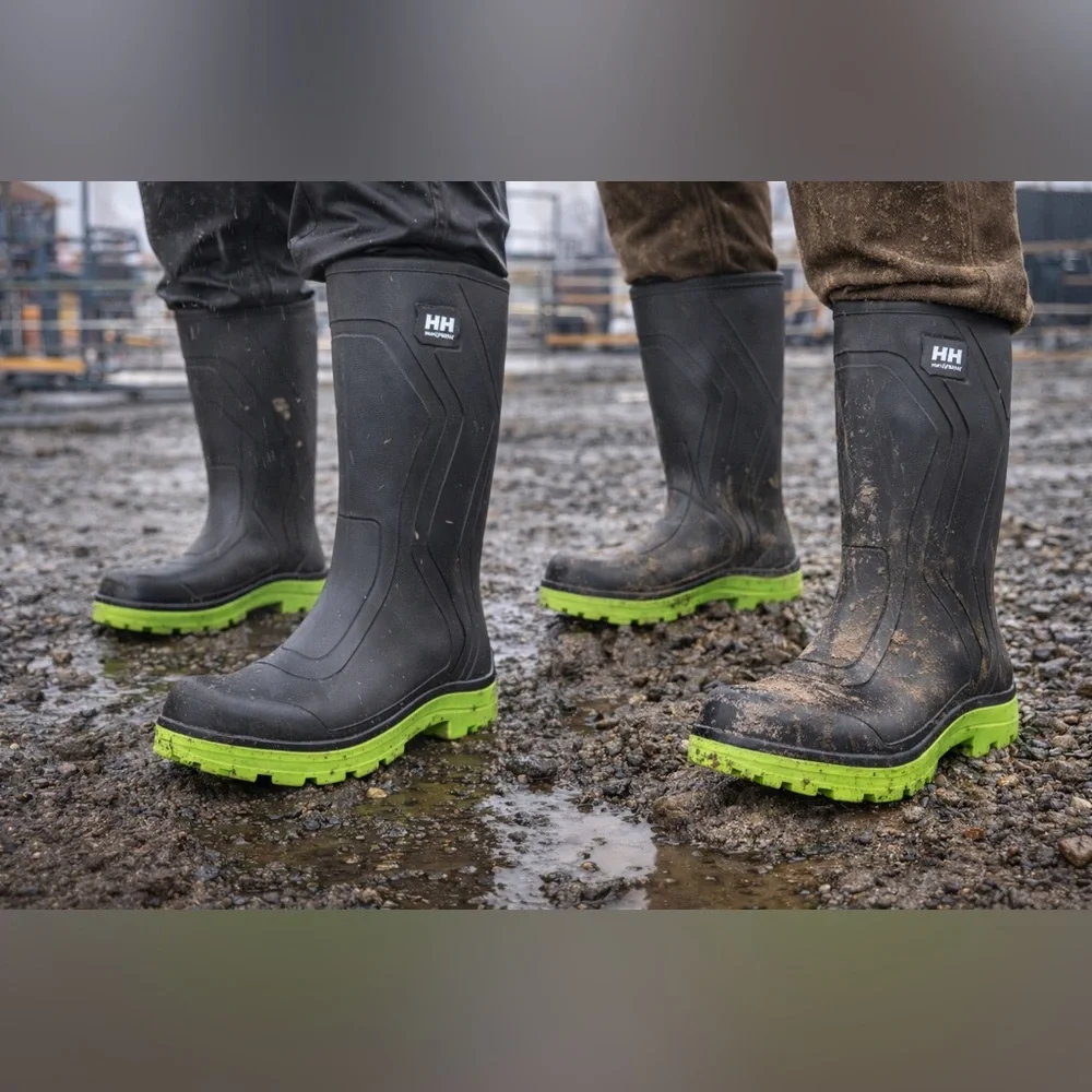 Helly Hansen Alta PU Waterproof Composite Toe Work Boots Men’s 14‎ Heavy Duty